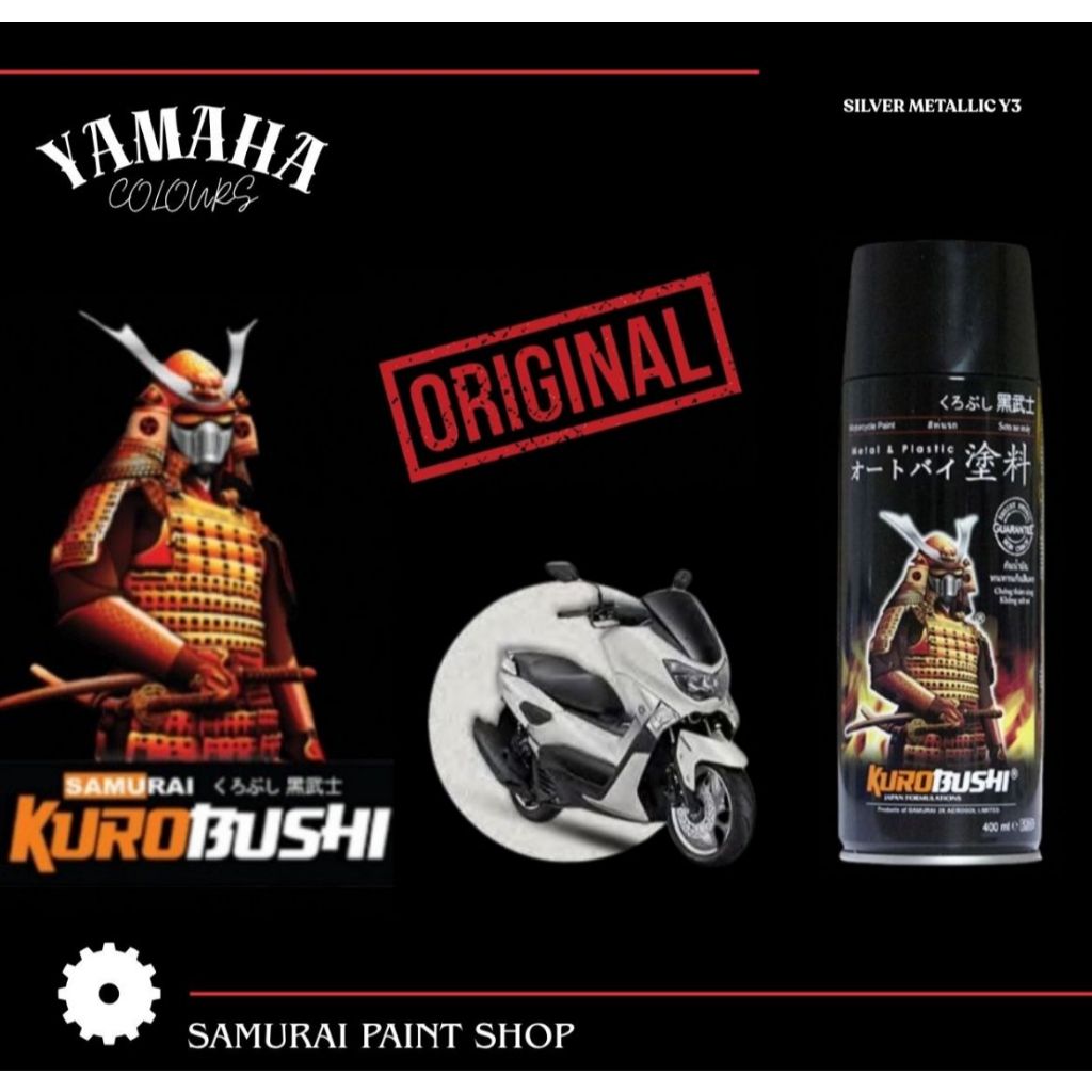 CAT SEMPROT SAMURAI PAINT YAMAHA SILVER METALLIC Y3