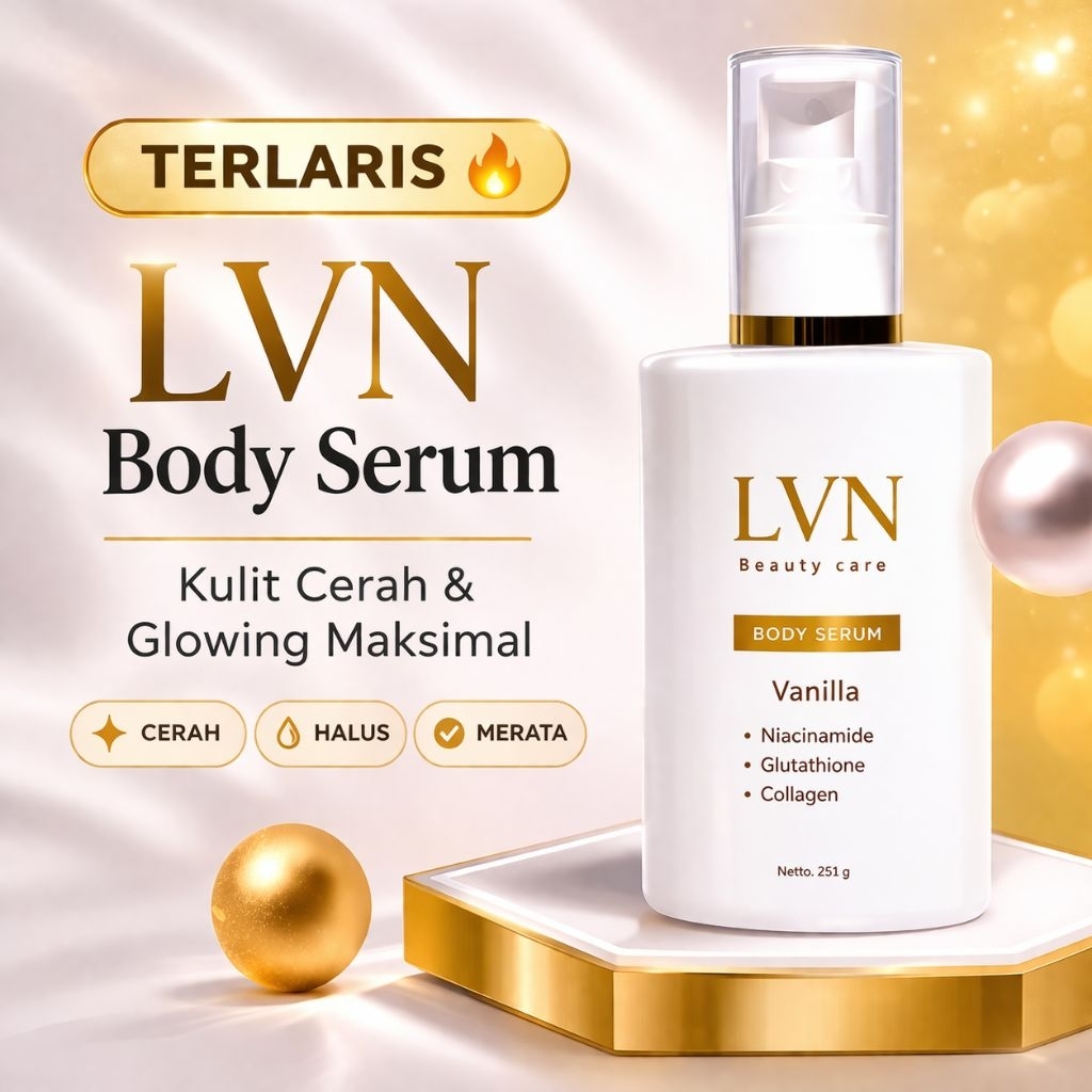 Lavanaya Beauty Skincare Series LVN Face and Body Serum Brightening 250g Original BPOM