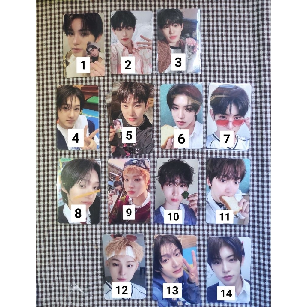 (READY STOCK) PHOTOCARD KICKFLIP KYEHOON DONGHWA MINJE KEIJU