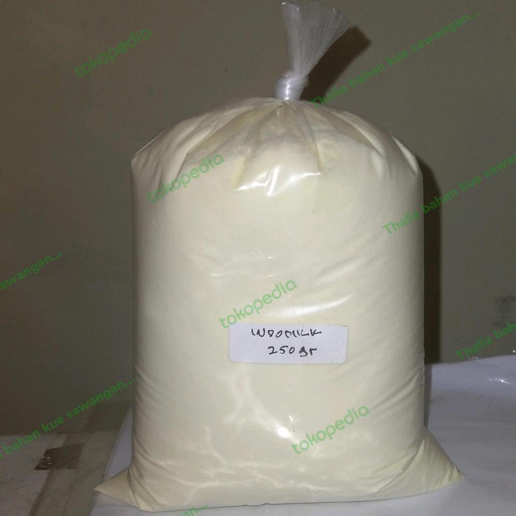INDOMILK SUSU BUBUK FULLCREAM ECER 250GR, COCOK UNTUK KUE/CAKE/MAKANAN