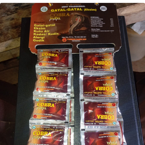 Obat Herbal Tradisional Gatal Gatal Eksim Cobra India Kemasan 1 Hanger