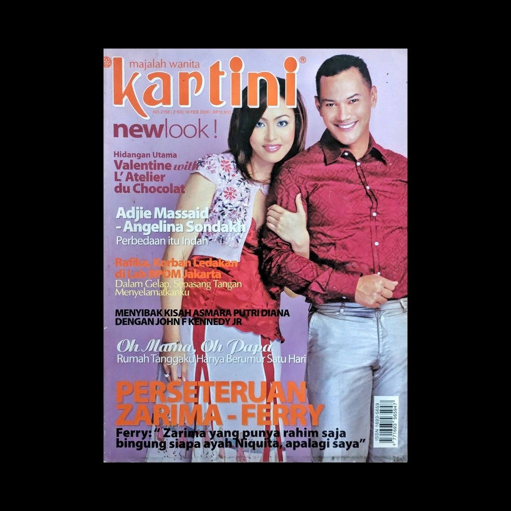 Majalah Kartini, No. 2158/2006 - Cover: Adjie Massaid & Angelina Sondakh // Alia Miranti - Putri Dia