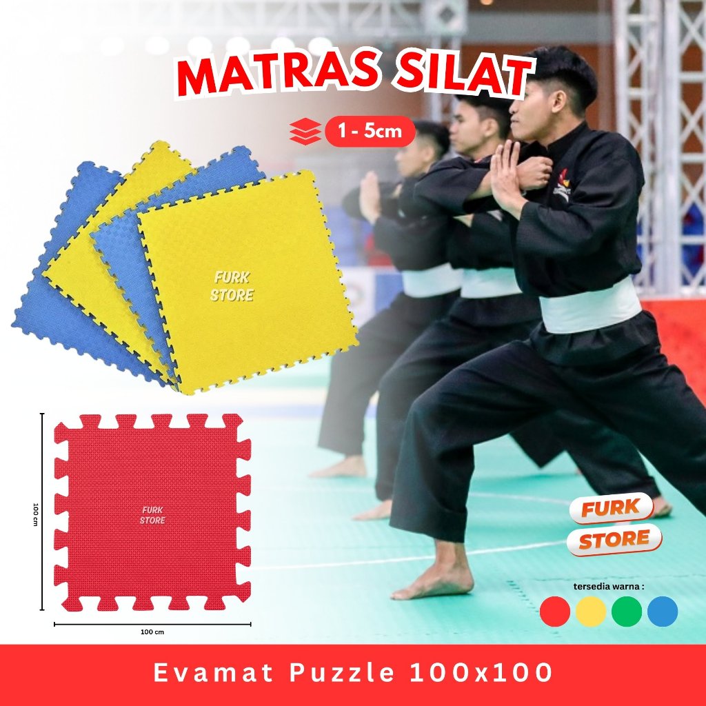 EVA01 Matras Silat – Matras Pencak Silat | Matras EVA 100x100 | Matras Beladiri