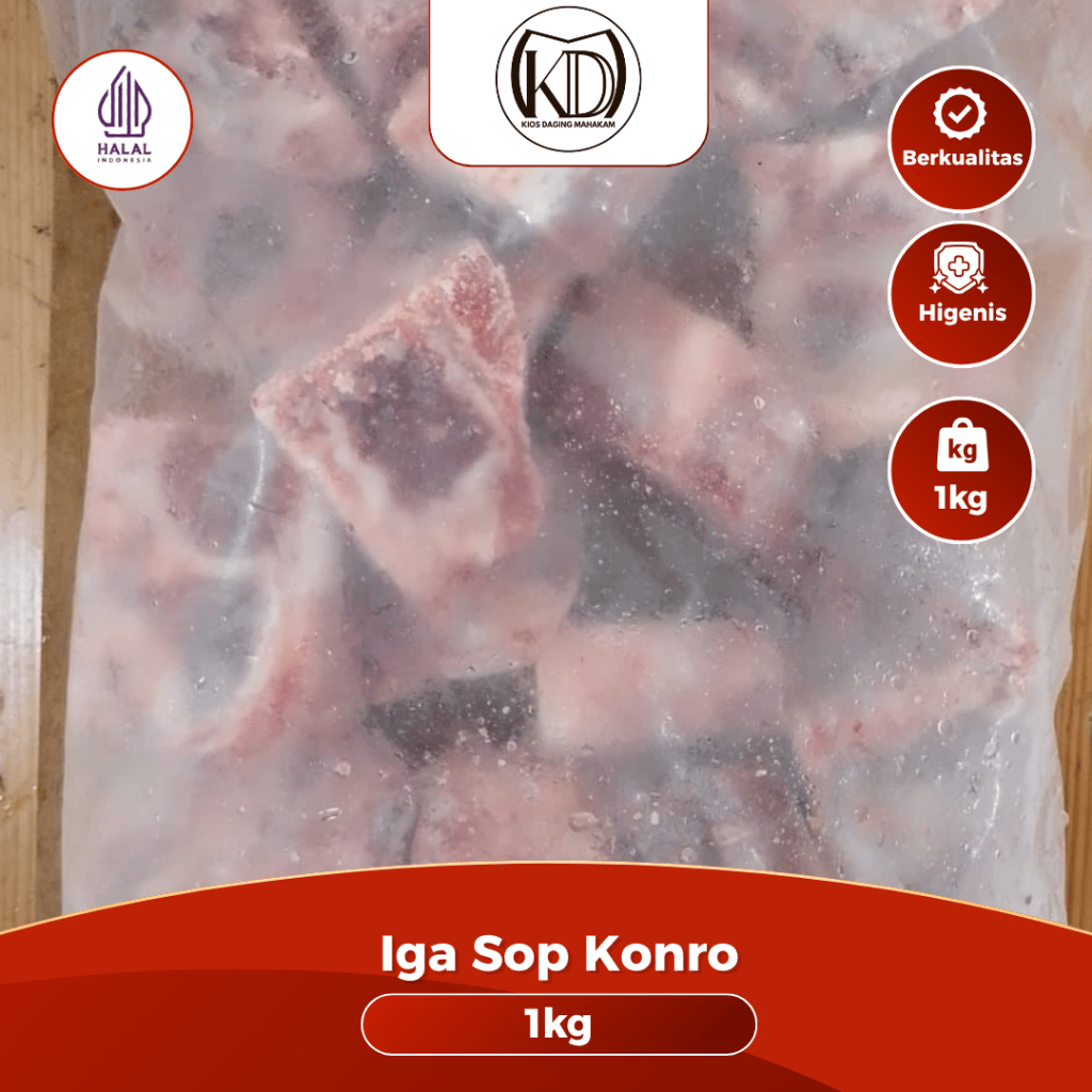 Iga sop conro 1kg/iga sapi untuk sop