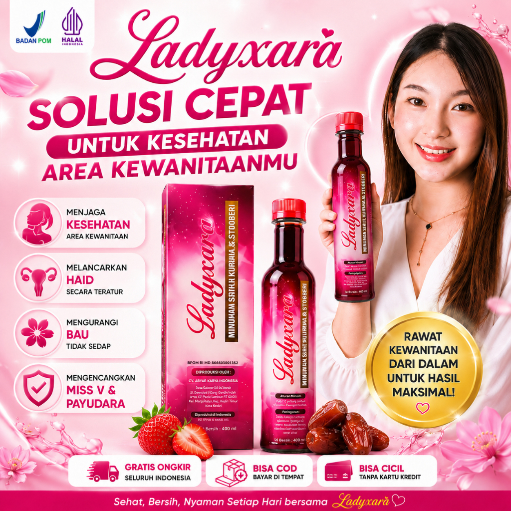 Sarikurma Ladyxara 400ML Sarikurma dan Persia Strawberi Untuk kecantikan area kewanitaan