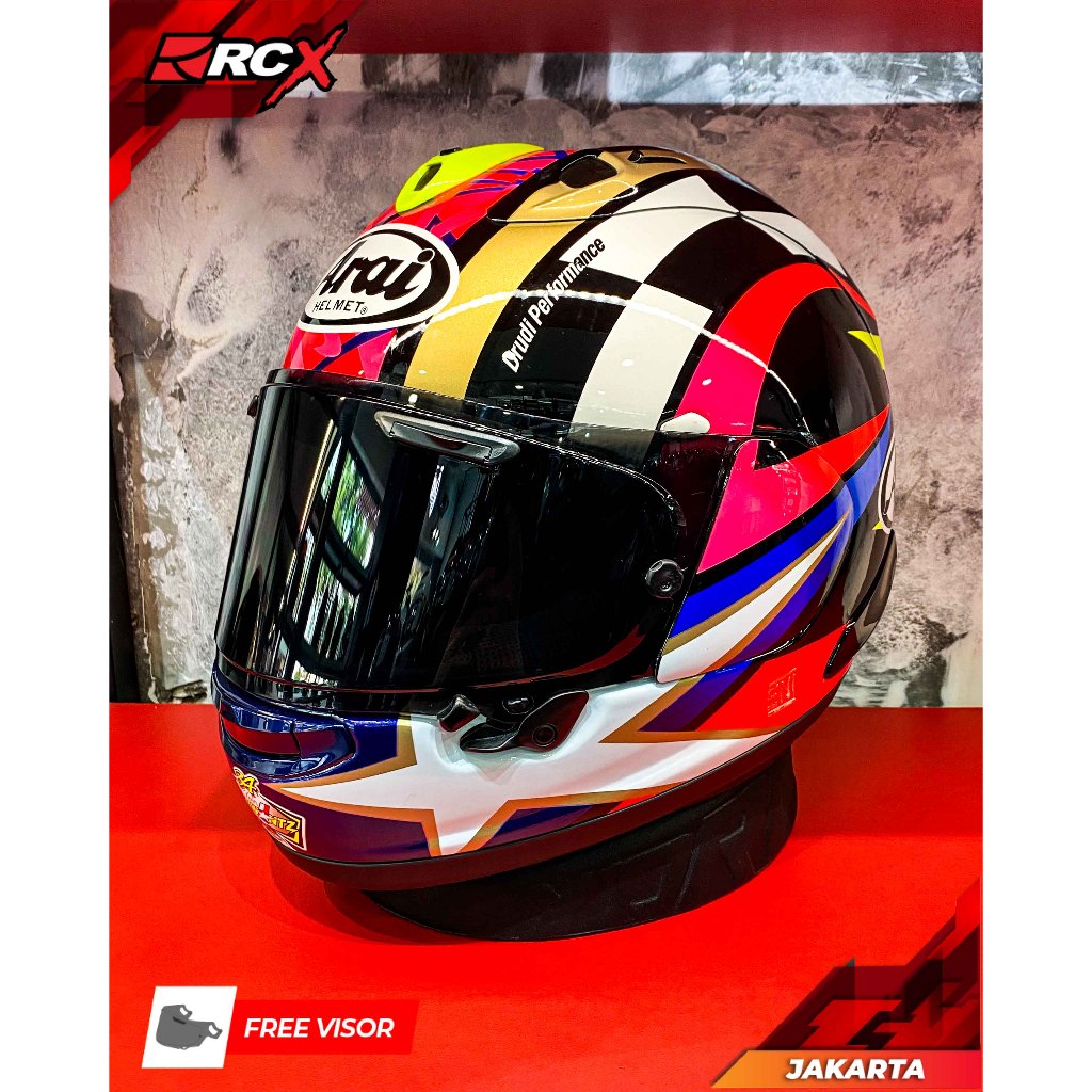 Helm Arai RX-7X Kevin Schwantz Original Second 2nd Bekas RCX