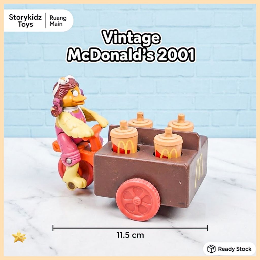 Mainan McD Jadul 2001 Birdie The Early Bird - McDonald Happy Meal Vintage Toy Koleksi