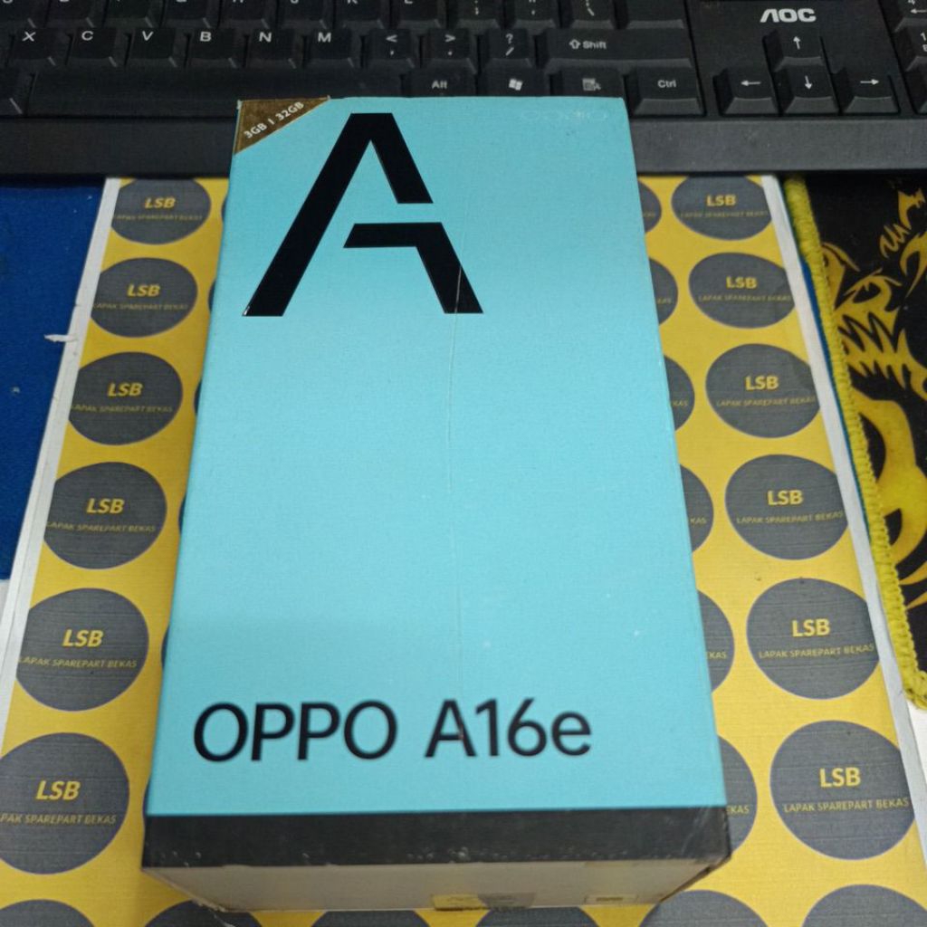 DUS BOX/KOTAK HANDPHONE OPPO A16E ORIGINAL BEKAS