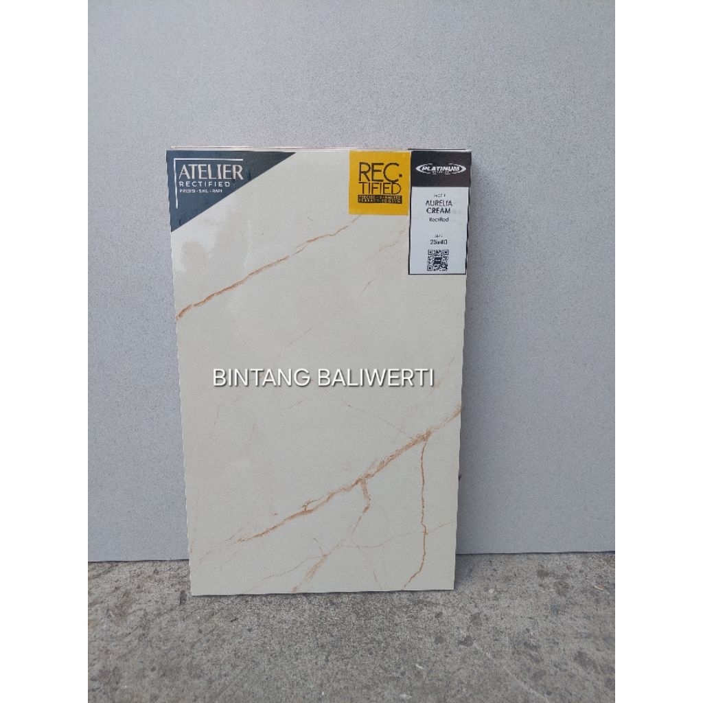 Keramik Platinum Aurelia Glossy Cutting / Keramik Dinding Rectified