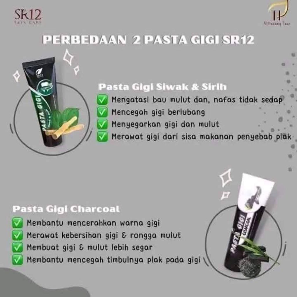pasta gigi sr12carcoal pasta gigi siwak sirih sr12 perontok karang gigi pasta gigi sr12 pemutih
