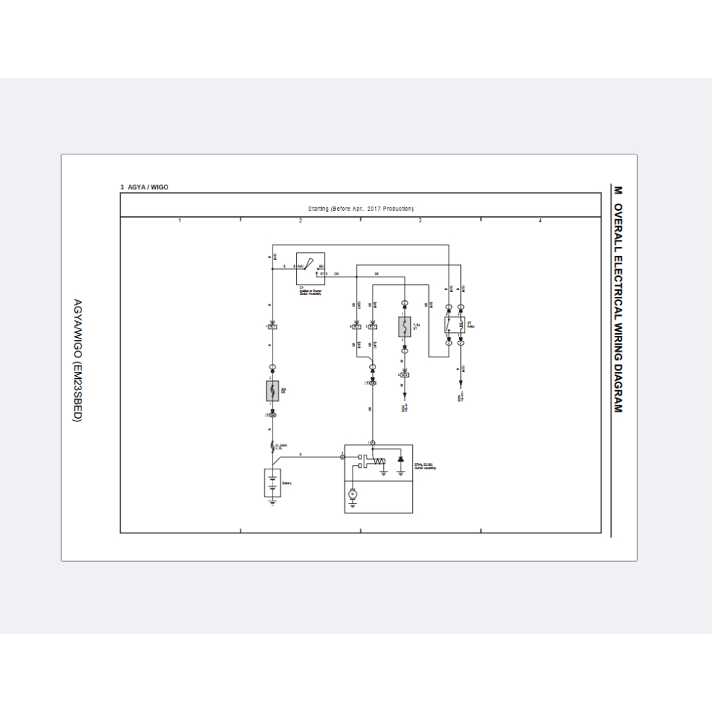 Buku Diagram Kelistrikan Agya matik