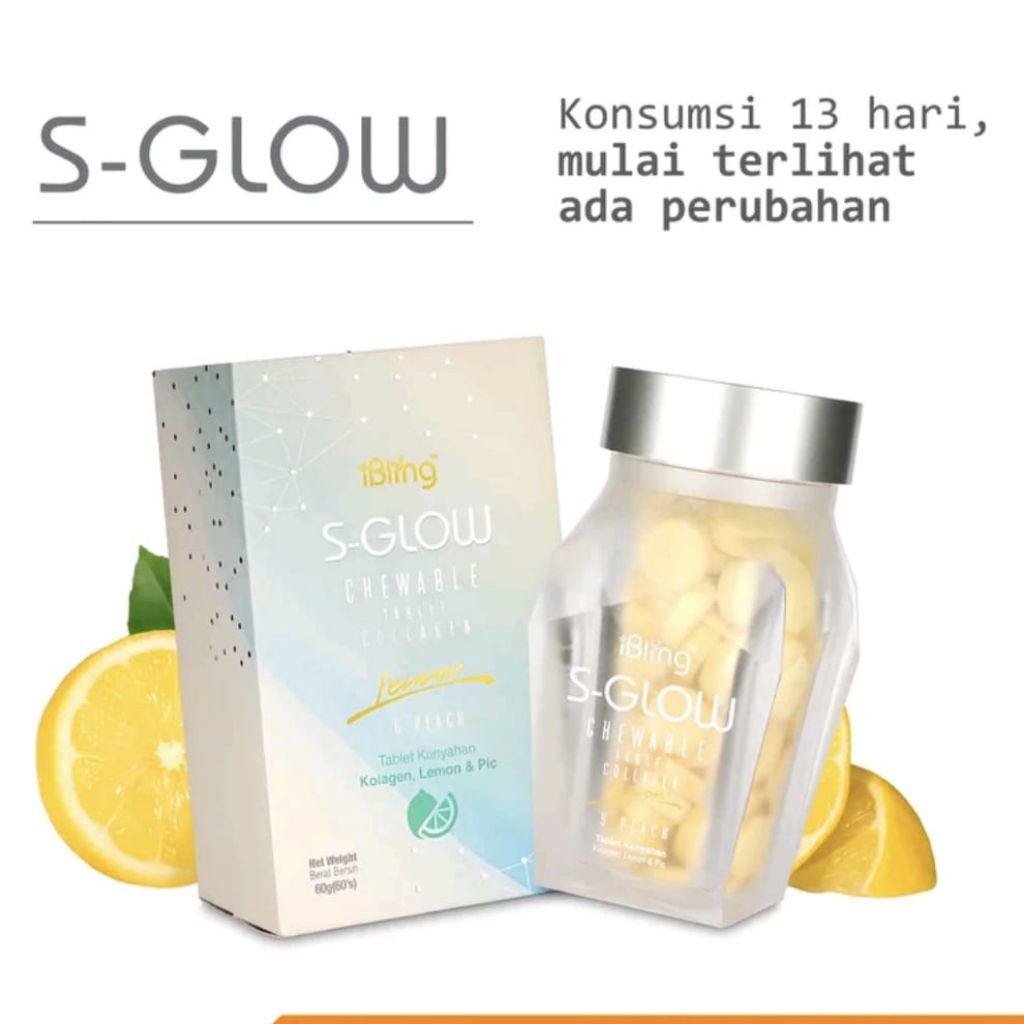 S - GLOW SUPLEMEN TABLET HISAP 2X SEHARI ISI 69 TABLET PERBOTOL
