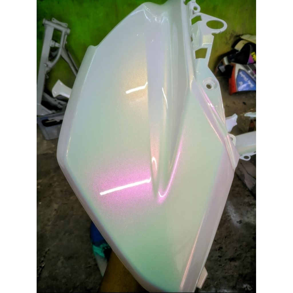 Cat Bunglon Sky Pink, Jenis PU, Efek Pink Oren Gold Green