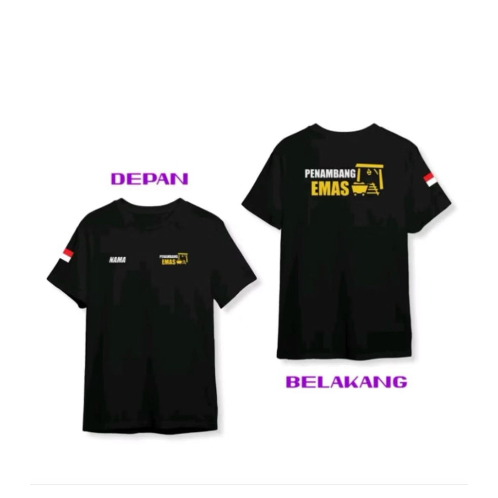KAOS PENAMBANG EMAS FREE NAMA DADA