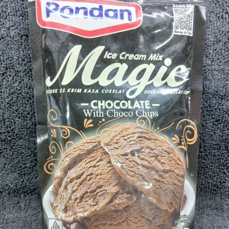 PONDAN BUBUK ES KRIM RASA COKLAT 160GR ( 1 BKS )