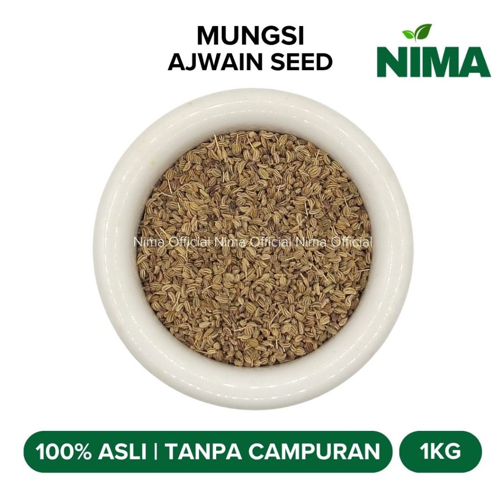 1KG | Grosir Ajwain Seed | Mungsi | Carom Seed | Jemuju | Premium