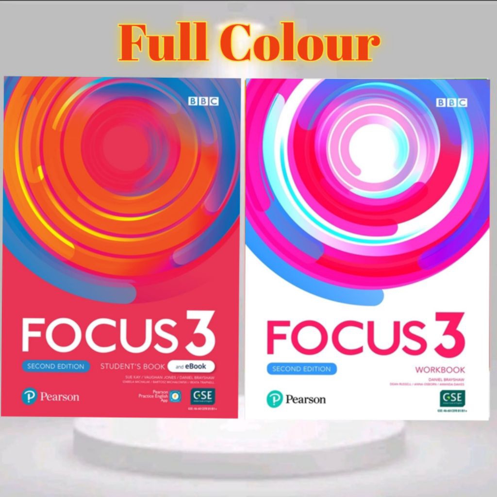 Buku Focus 3 Work Book & Students Book Second Edition