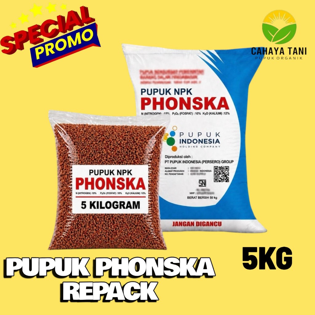 Pupuk PHOSKA Non Subsidi Kemasan repack 5kg