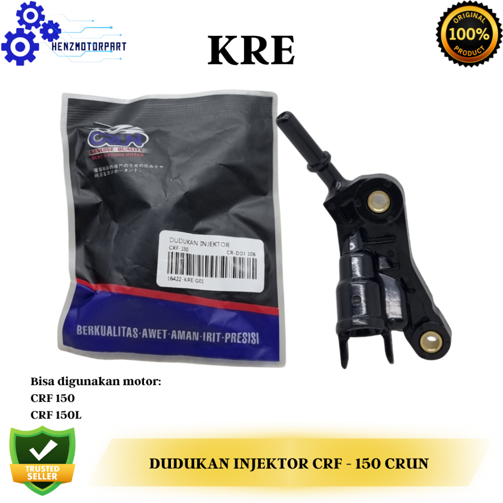 RUMAH DUDUKAN INJEKTOR CANGKLONG INJECTOR CRF 150 / CRF 150L ( KRE ) CRUN