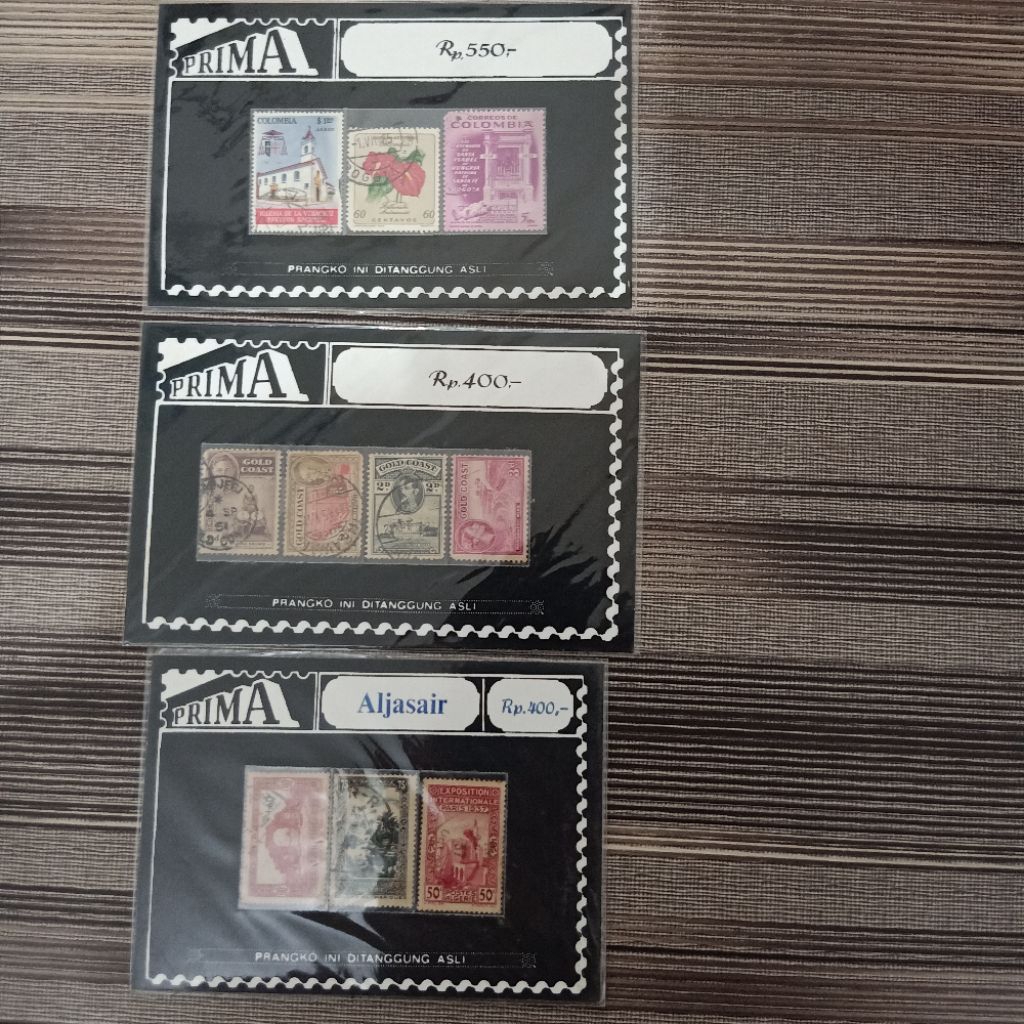 Perangko Luar Negeri paket