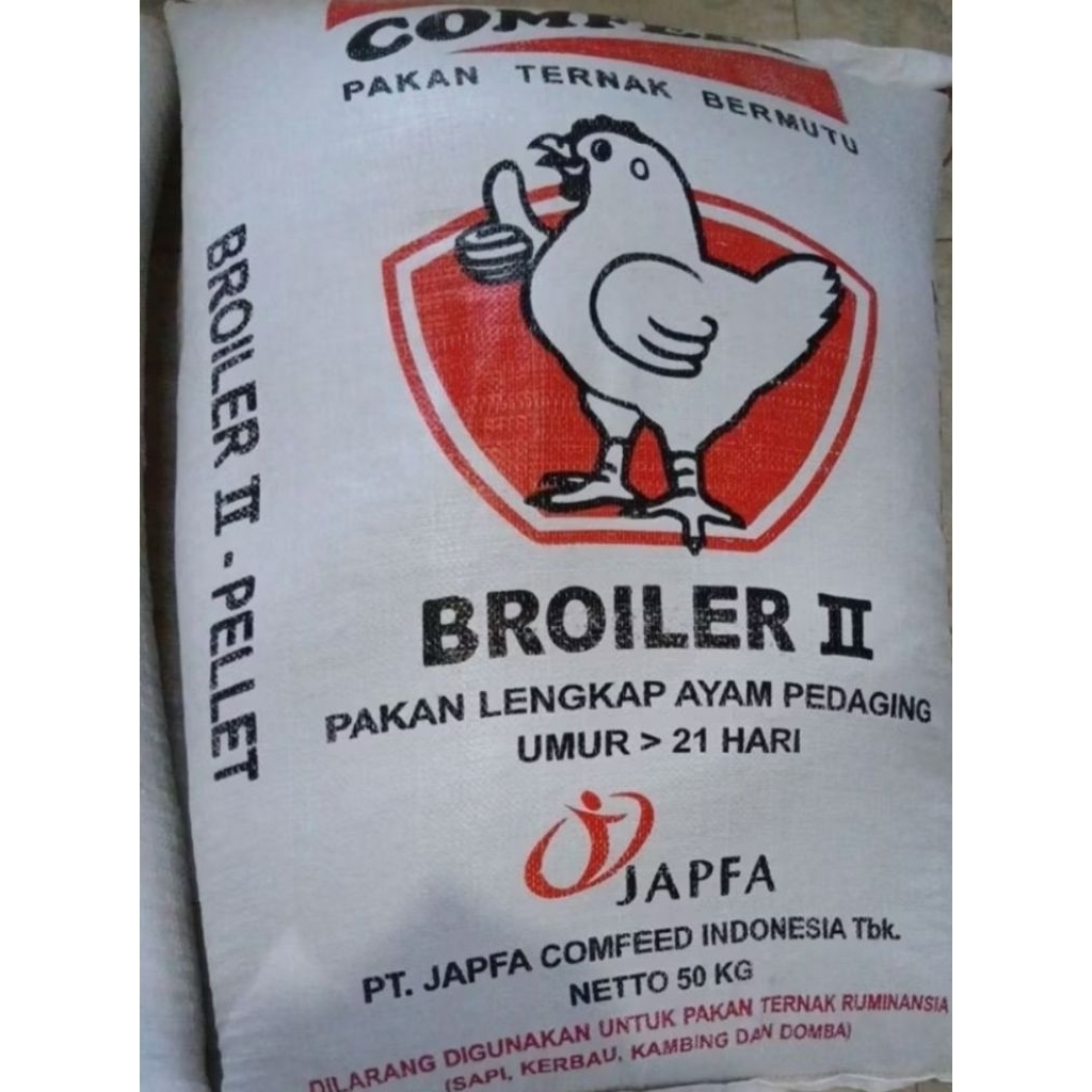 Broiler II Comfeed pellet ayam pedaging pakan ayam