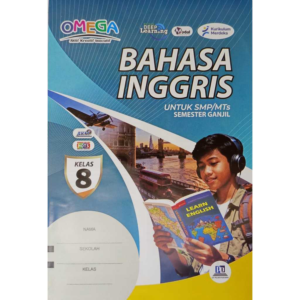 LKS BAHASA INGGRIS SMP MTS KELAS 8 SEMESTER 1 KURIKULUM MERDEKA 2026-2027 || OMEGA DEEP LEARNING
