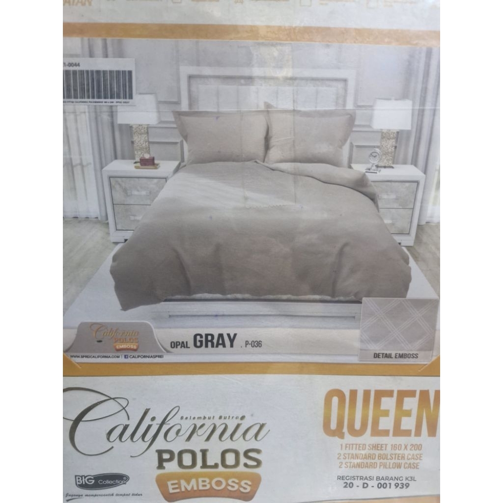 sprei california 160x200