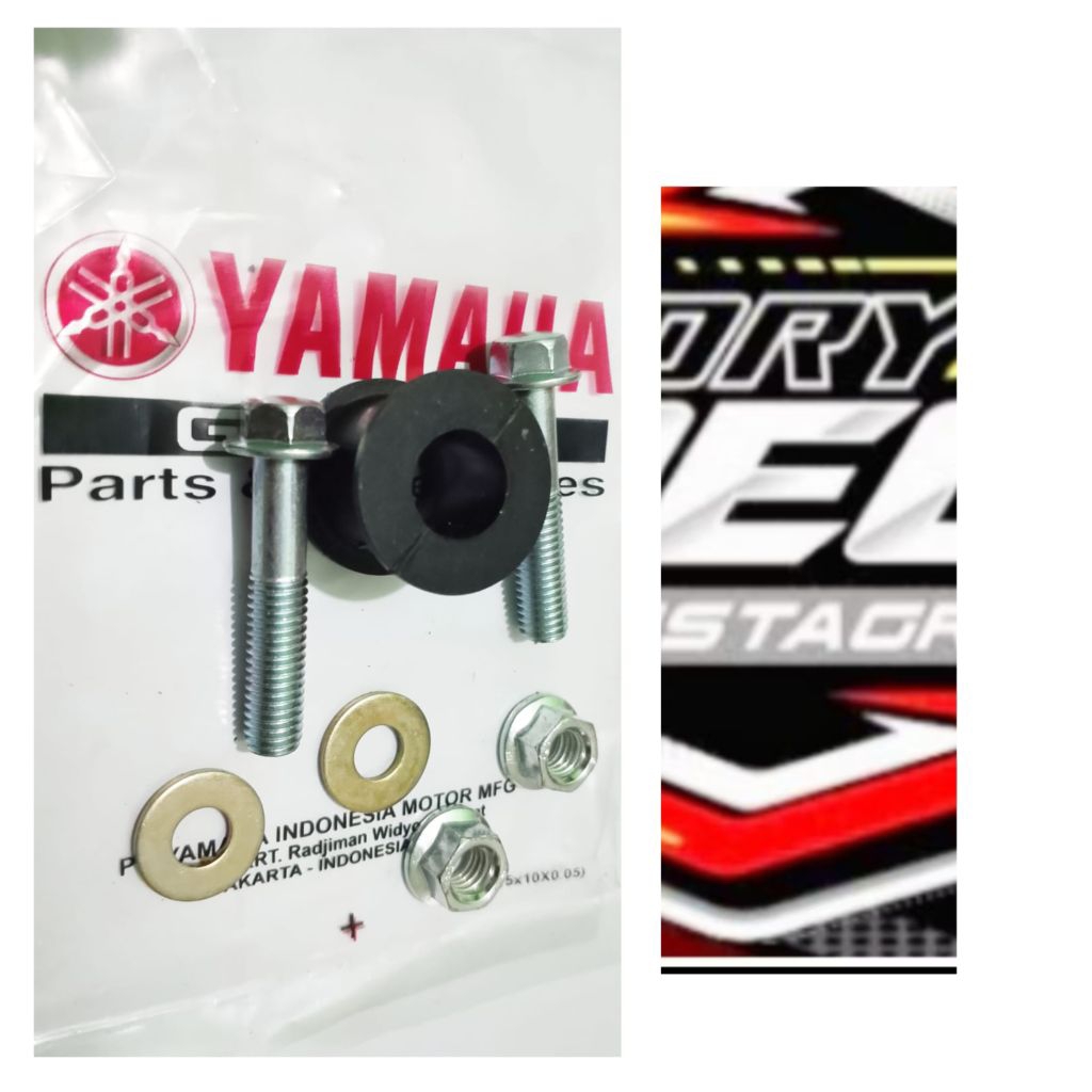 Baut tahanan knalpot Jupiter MX new Vixion set baut mur isi 7pcs