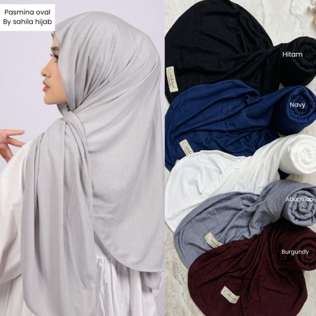 Pashmina oval by sahila hijab