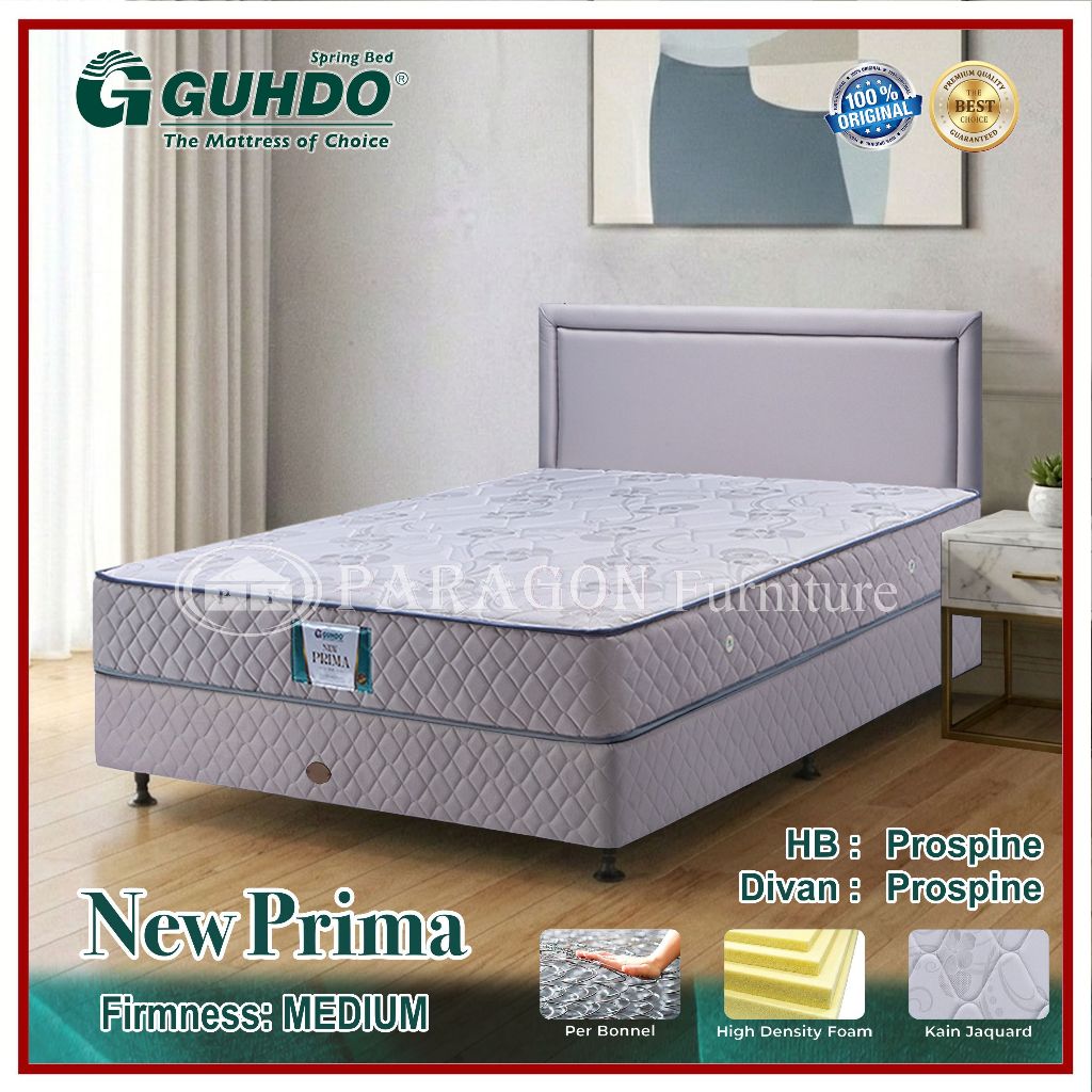 Guhdo Spring bed New Prima Spinal Spring T25, Divan Prospine, HB Propsine, Atlantic 090 100 120 140 