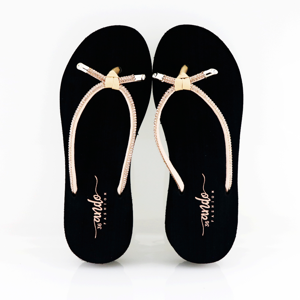 NEW  Ando Elma  - Sandal Wedges Wanita