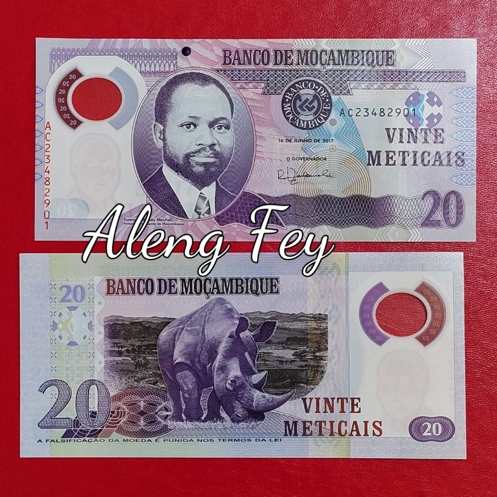 uang UNC Negara Mozambik