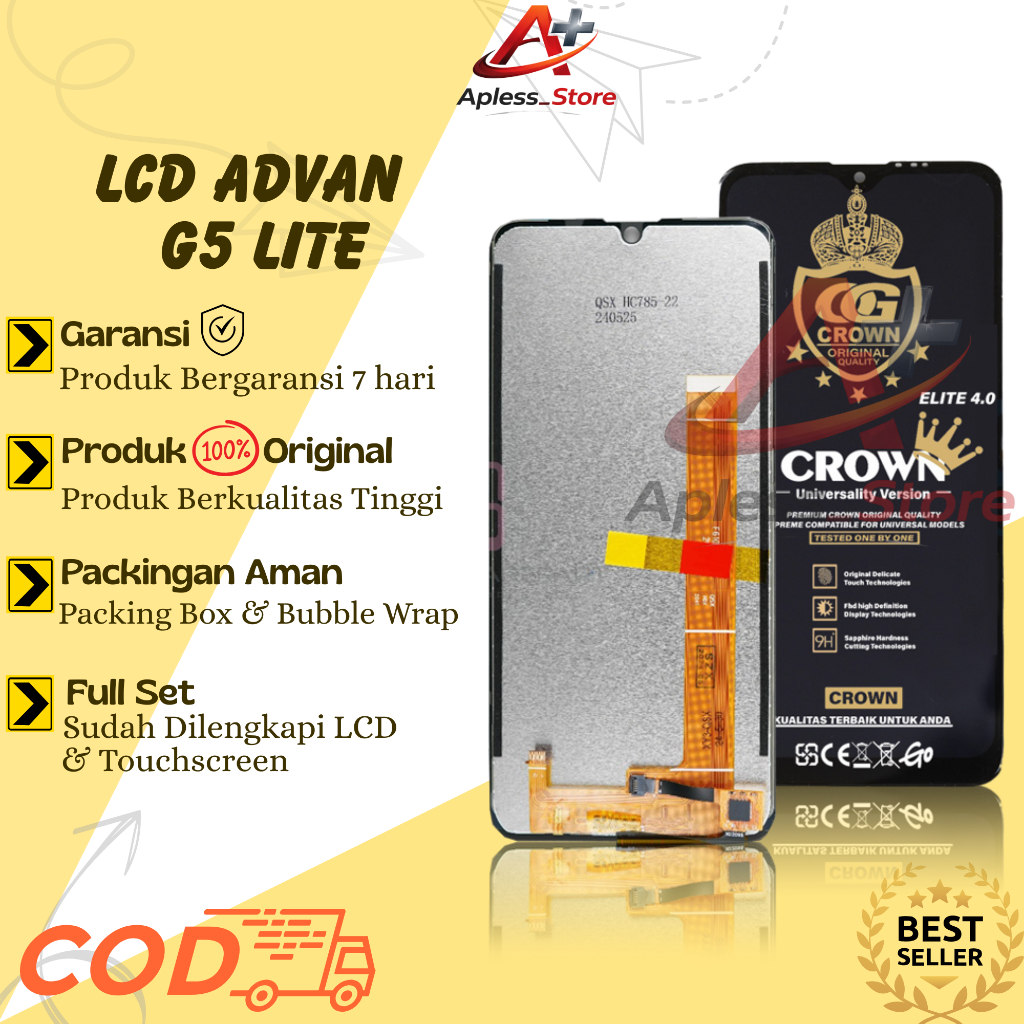 LCD Touchscreen Advan G5 Lite Original Fullset Complete