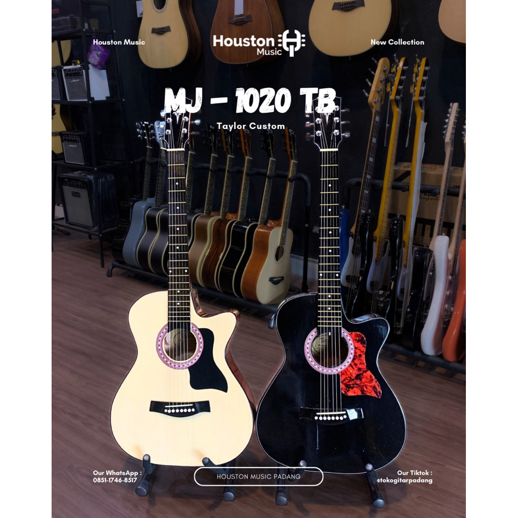 Gitar Akustik Taylor Custom Tanam Besi