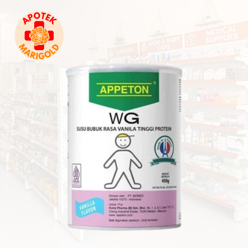 Appeton Susu Penambah Berat Badan Anak Vanilla 450g - Tinggi Protein, L-Protemax, Multivitamin