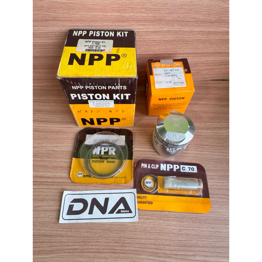 Piston Kit c70 oversize 0.50 -NPP