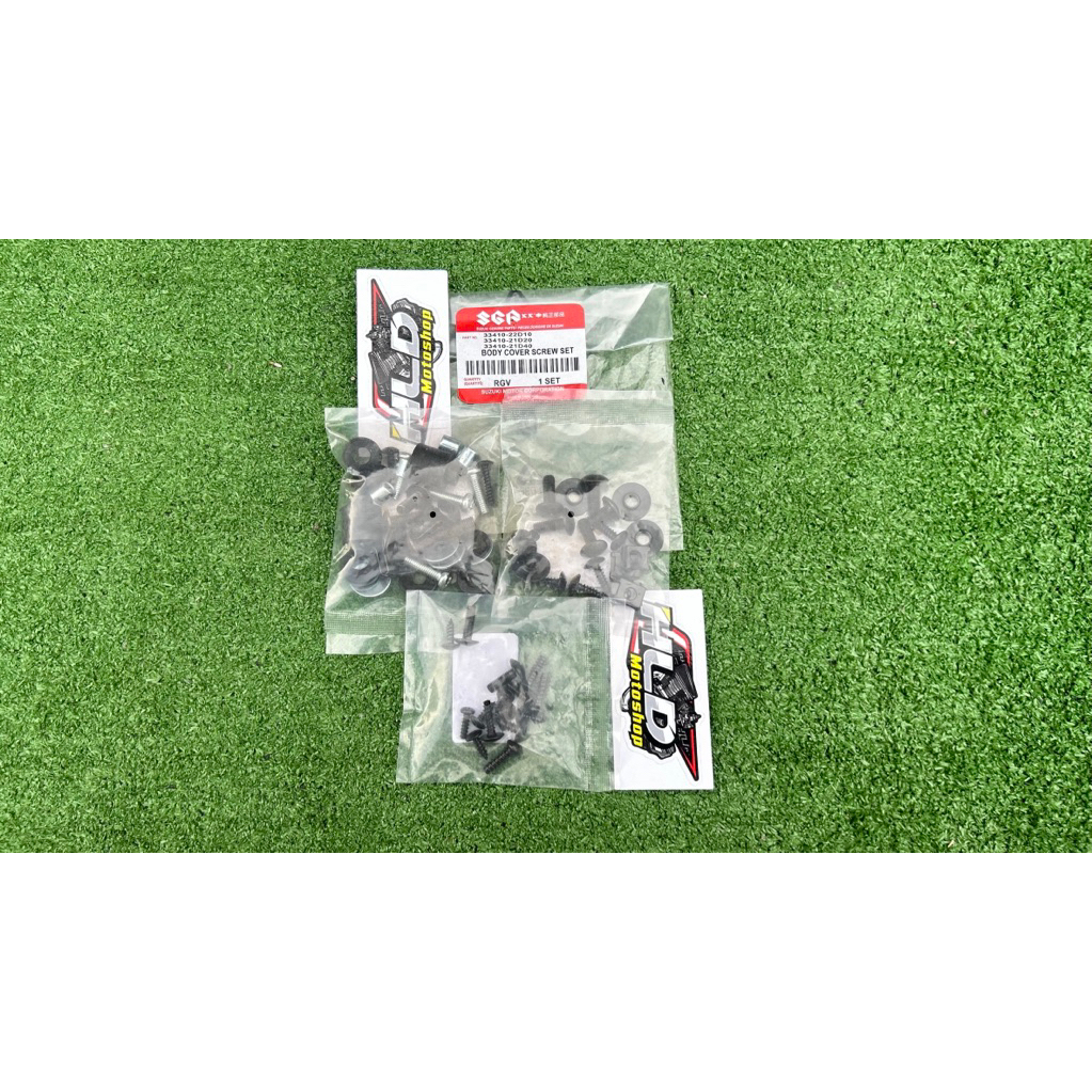 Baut Baud Mur Skrup Karet Bosh Full Body Set Satria 2 Tak Lumba Hiu Original SGP