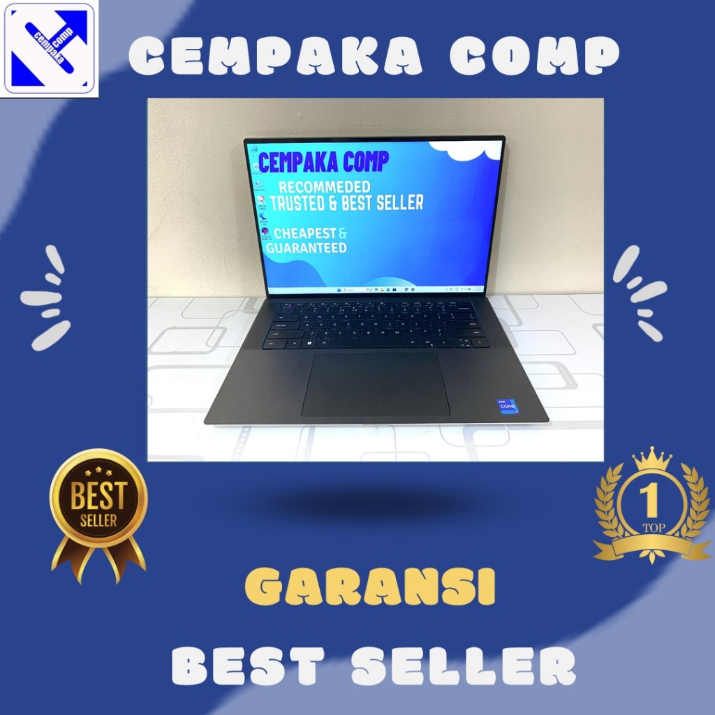Dell XPS 15 9530 i7-13620H 16GB 512GB 15.6inch GARANSI ON 2027 FULLSET