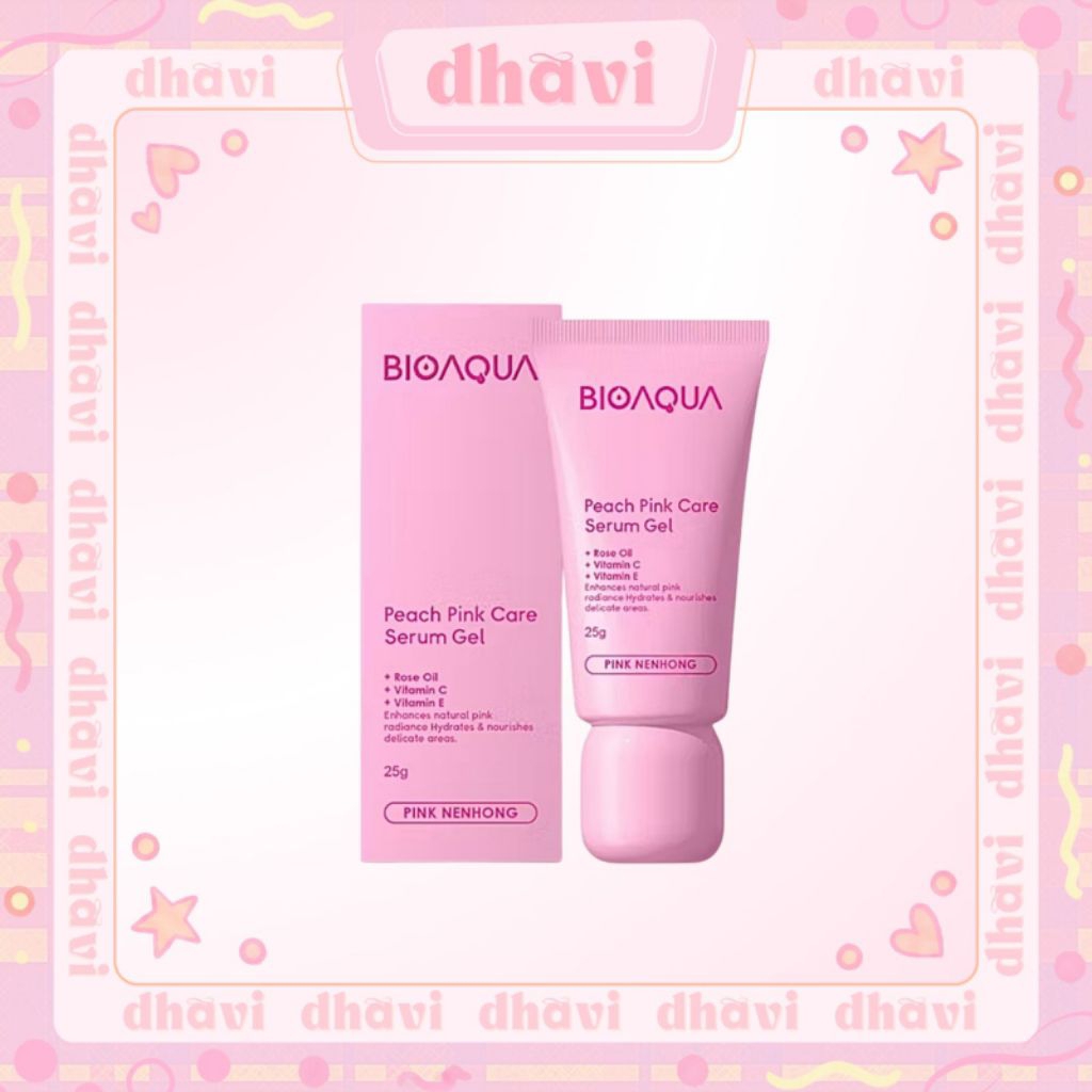 BIOAQUA Nenhong Cream Warm Gentle Pink Lip Serum Pemerah Bibir Gelap Hitam Mencerahkan Original BPOM