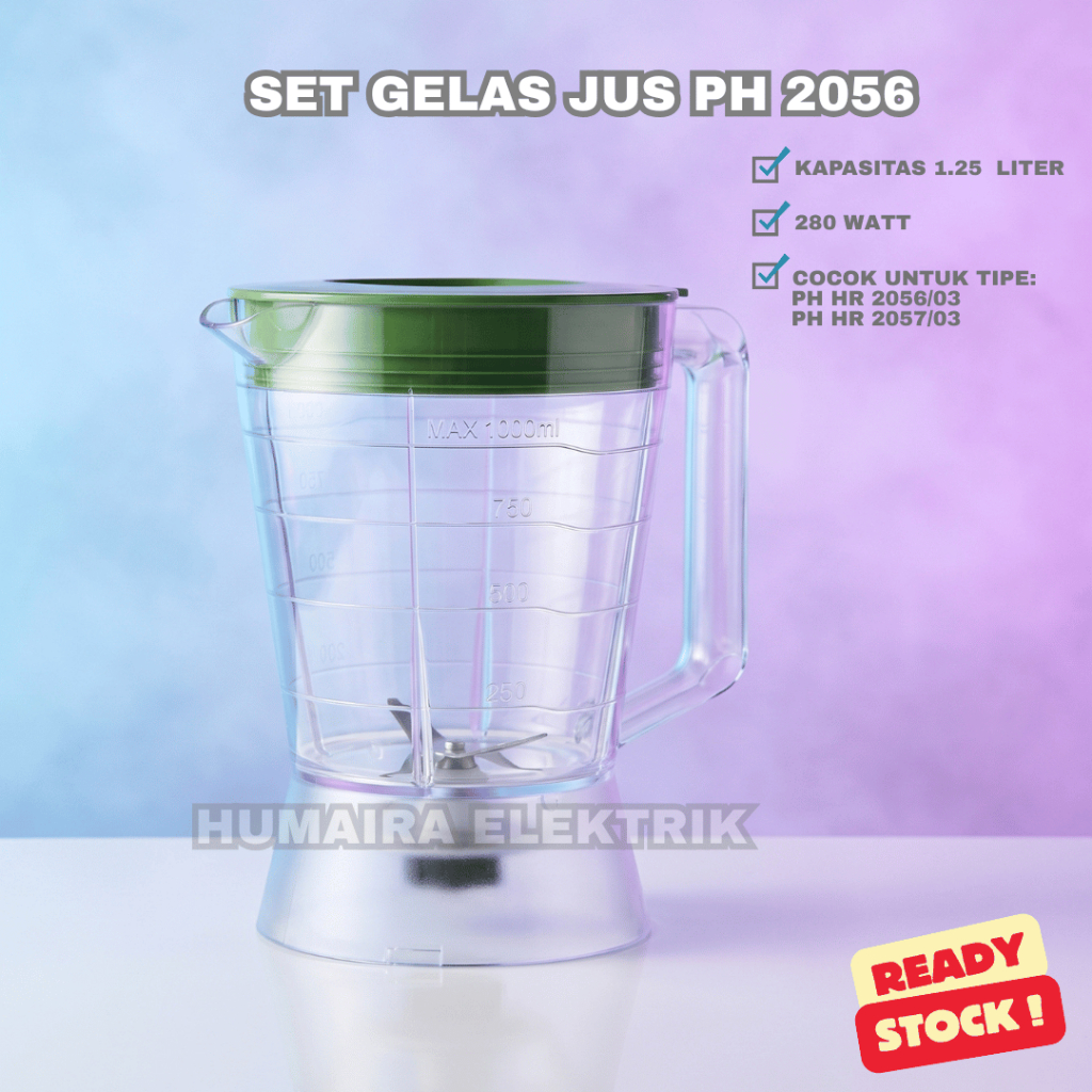 GELAS BLENDER JUS PHILIPS HR 2056 / HR 2057