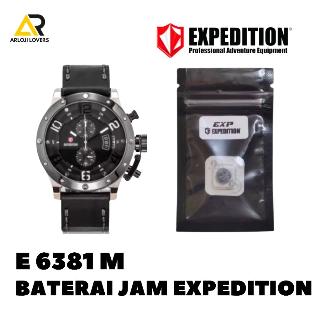 Baterai Jam Expedition Type E 6381 M Original