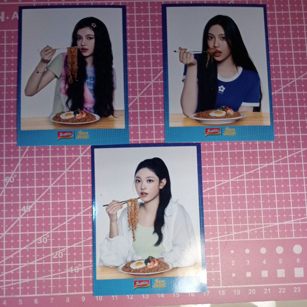 postcard new jeans x indomie