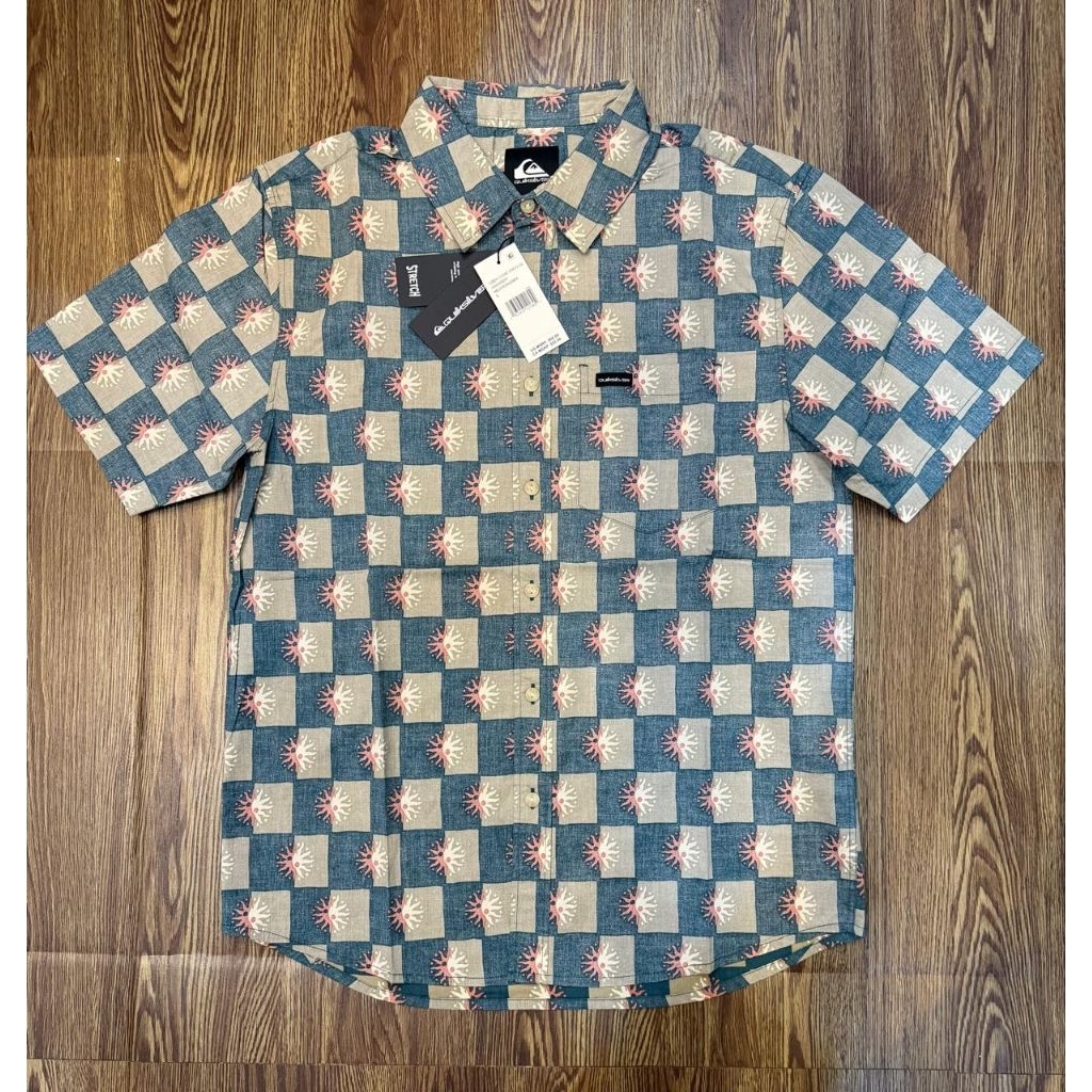 kemeja pendek Quiksilver original