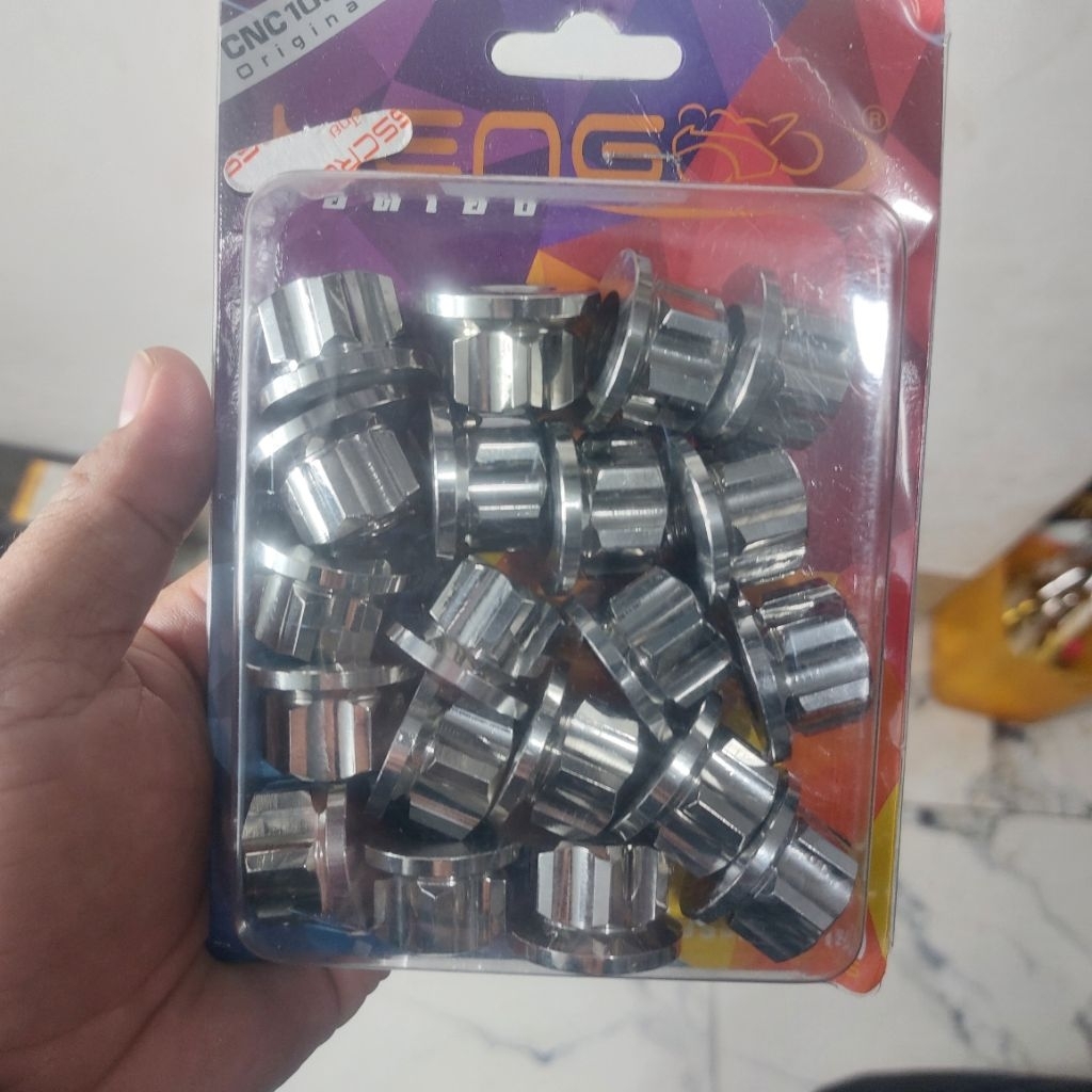satuan mur as roda depan belakang RX KING RXKING RX K mur 19 probolt original thailand