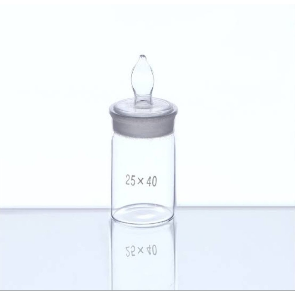 botol timbang/ weighing botle 25×40 pyrex