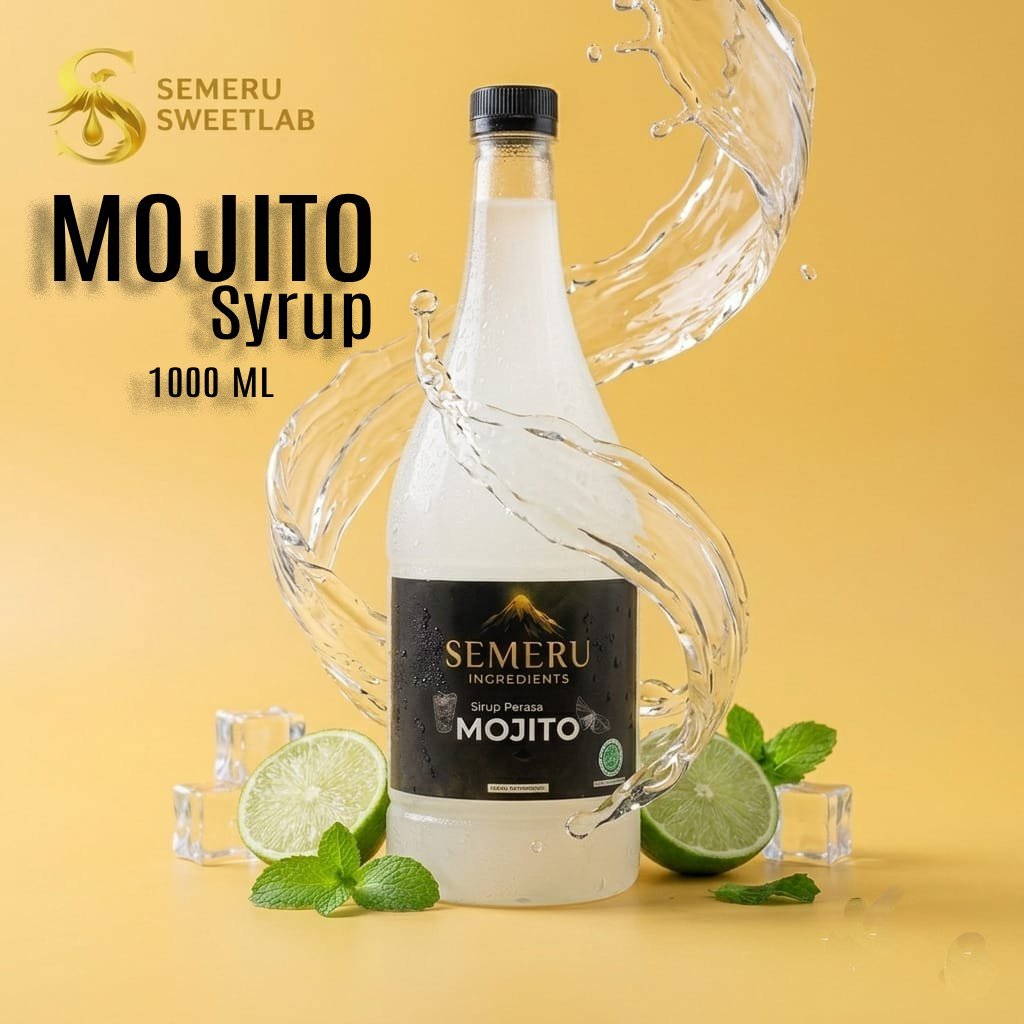 Semeru Sirup - Syrup Mojito 1000ml - Sirup Minuman Rasa Mojito