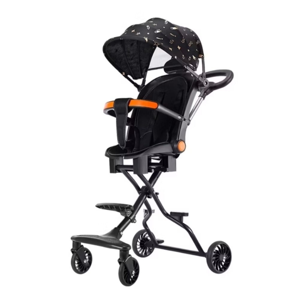 Kereta Dorong Bayi FLYBB Magic Stroller dengan 2 Arah dan Desain Lipat Ringan