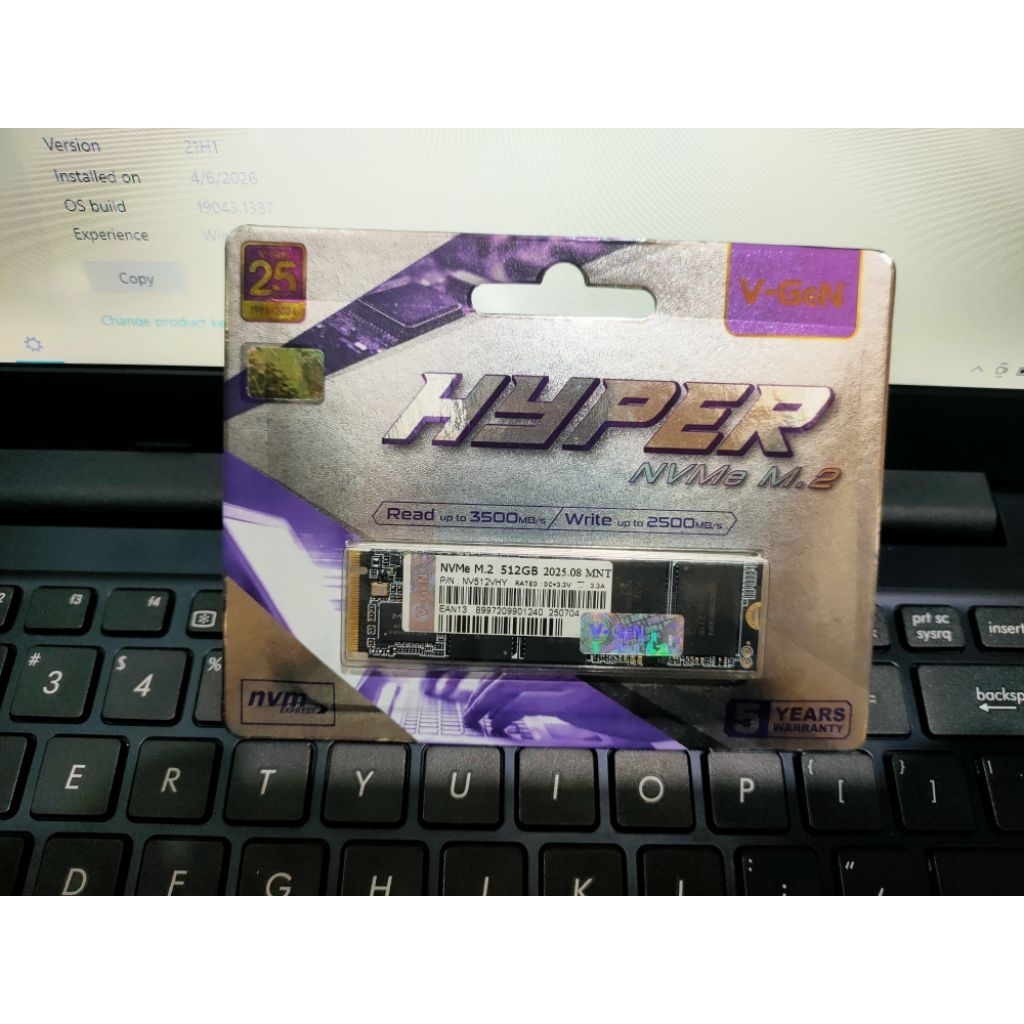 SSD 512GB NVMe VGEN SkyHynix Original