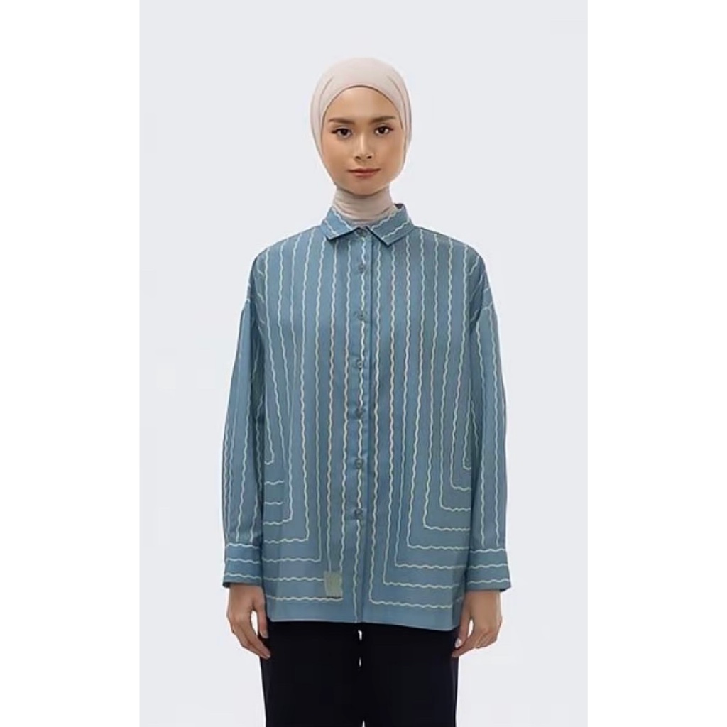 RiaMiranda - Laton Top - Turqoise Size S/M - Baru