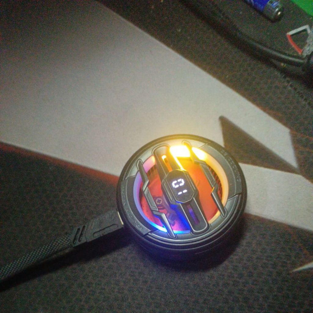 Oaktree Funcooler K22 AI Kipas Pendingin HP Magnetic Semiconductor Batangan Minus Klip Aus dan rgb